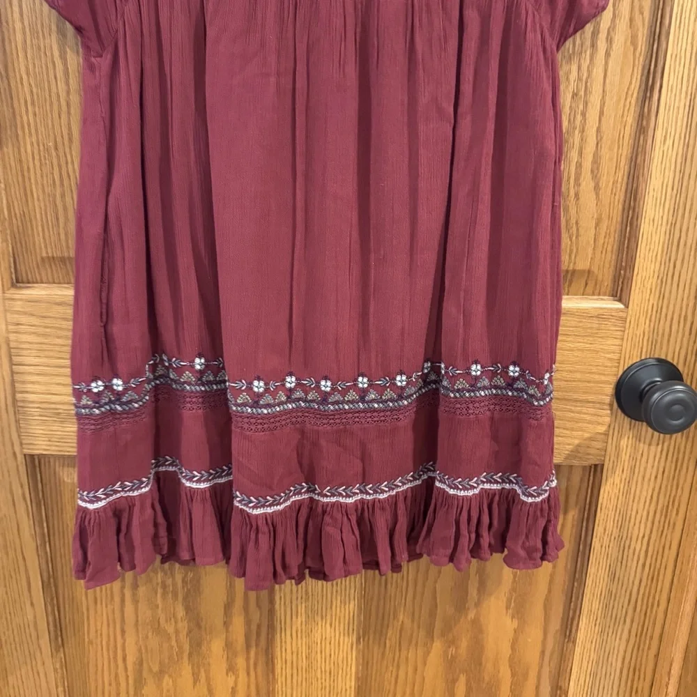 Free People Sunrise Wanderer Mini Dress. Size Small - Picture 6 of 13